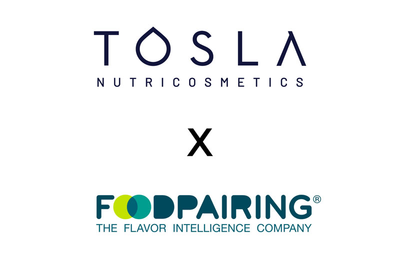 TOSLA Nutricosmetics partners with Foodpairing AI to enhance VELIOUS flavor technology.