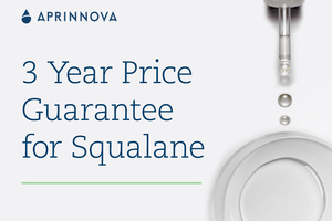 3 year price guarantee: Squalane delivers sustainable clean beauty