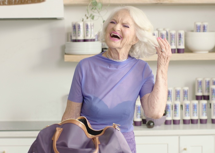 92-year-old social media sensation Baddie Winkle joins Aussie team for latest campaign
