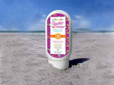 A glittering debut for new sunscreen brand Sparkle Screen
