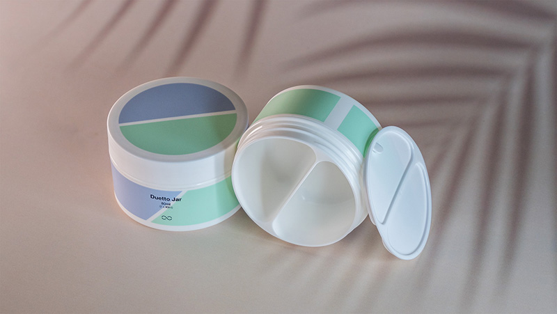 A recyclable jar for a perfect duet