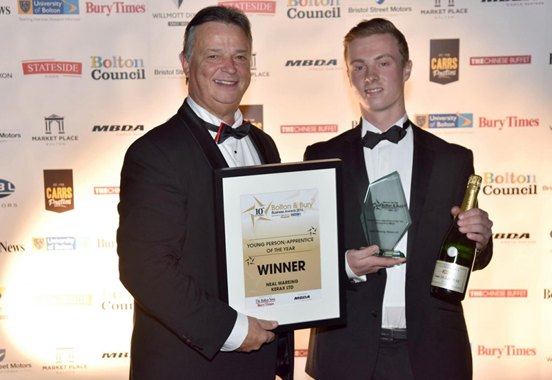 A third award for Kerax apprentice Neal