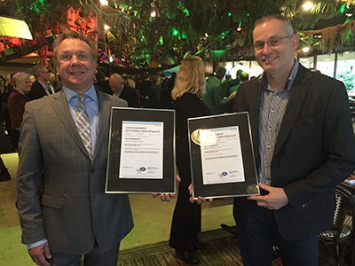 Aarts Plastics successfully audited for new ISO standards 2015