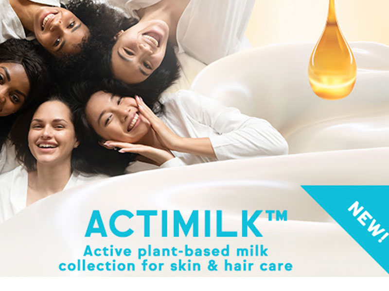 Actimilk - Active plant-based milk collection for skin and hair care