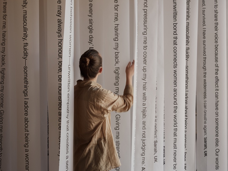 Aesop continues its Sounds of Sisterhood campaign with Coal Drops Yard installation
