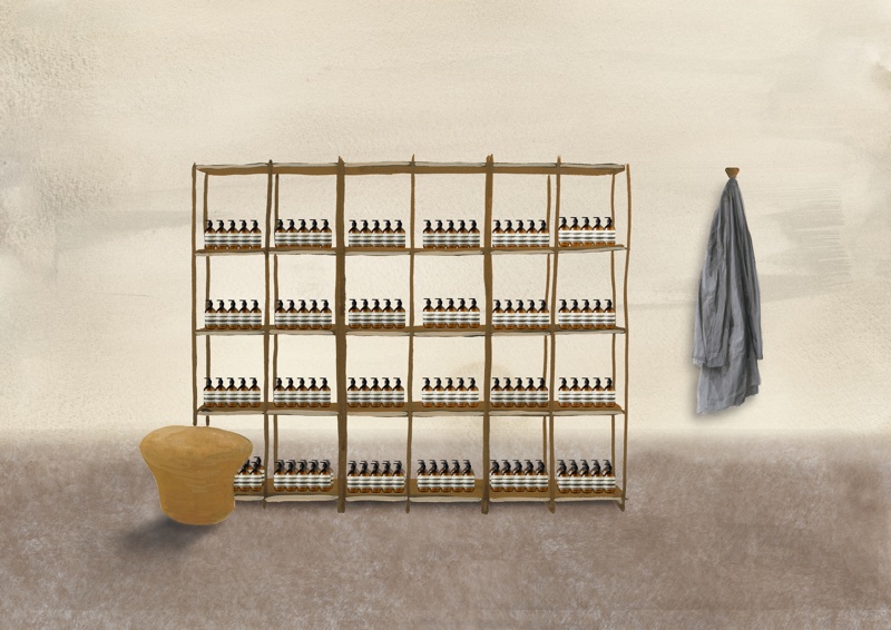 Aesop has launched a Paris pop-up with Pierre Paulin 