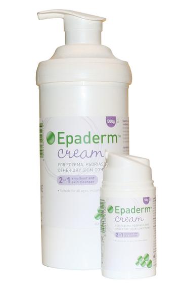 Airless dispenser selected for Epaderm's UK launch