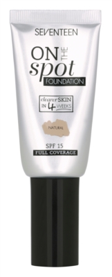 Airless luxefoil tube for SEVENTEEN On The Spot Foundation