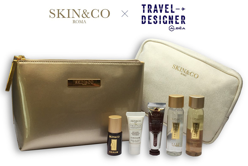 Albéa Travel Designer and SKIN&CO bring travel-sized products on board



