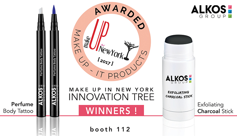 Alkos Group back to MakeUp in NY with two innovation tree winners