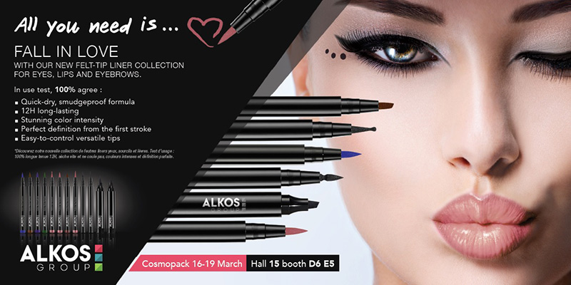 Alkos Group presents new products and innovations for Cosmopack