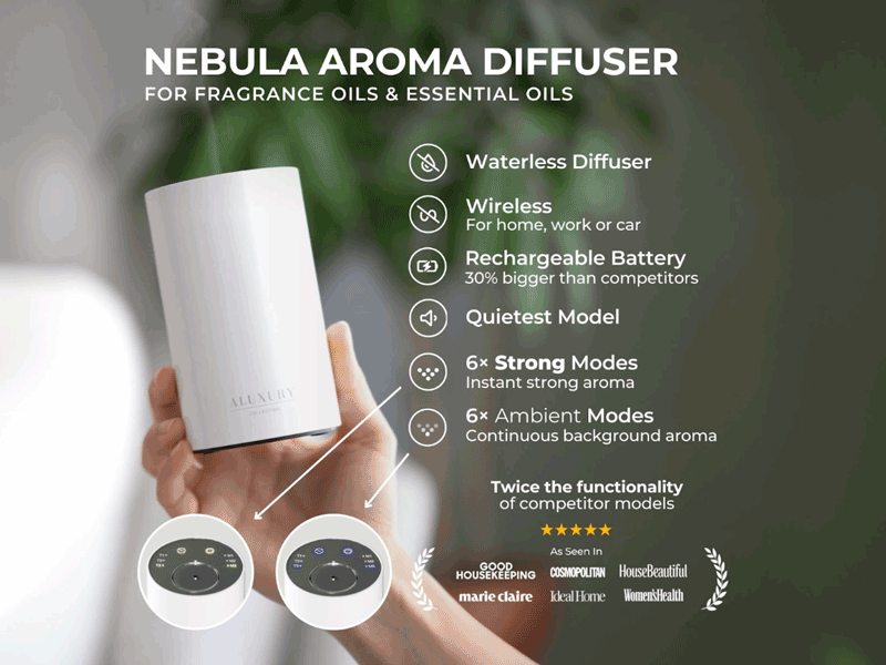 Aluxury expands aromatherapy range with new essential oils, diffuser oils & waterless diffuser