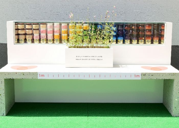 Amorepacific turns 1,400 recycled cosmetics bottles into surprising everyday object
