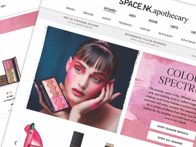 An inside look at Space.NK's new website