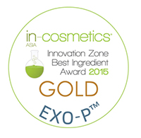 And the awards go to Lucas Meyer Cosmetics for Exo-P and Lecigel