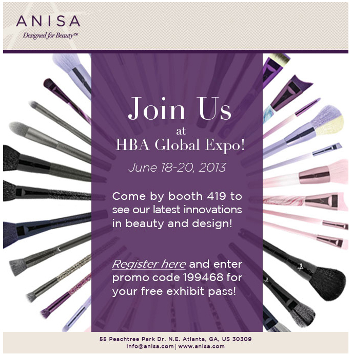 Anisa at HBA Global Expo
