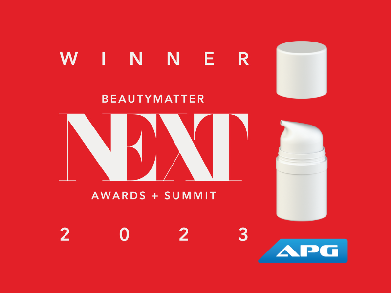 APG celebrates after awarded "Best Breakthrough Packaging"