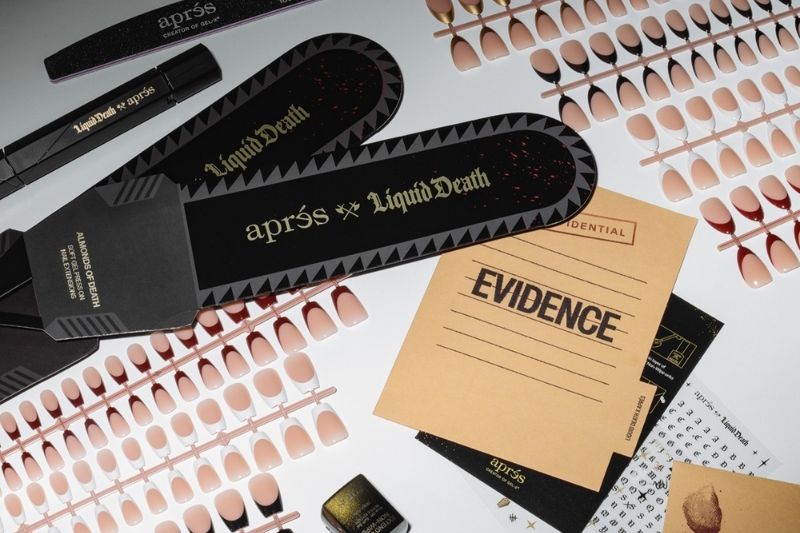 Aprés Nails launches first press-on collection with Liquid Death