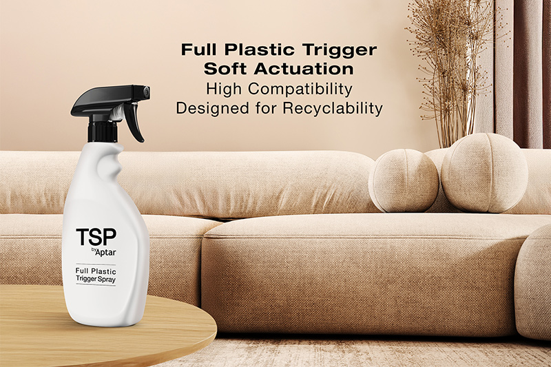 Aptar Beauty launches TSP: The all-plastic trigger with soft actuation