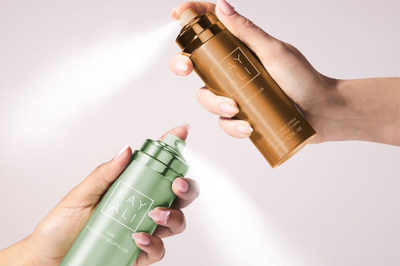 Aptar Beauty Powers KAYALI’s new body and hair mists with premium all over spray packaging