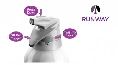 Aptar introduces Runway dual trigger aerosol 