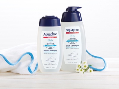 Aquaphor Baby updates packaging with pump