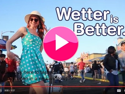 Aquinelle promotes alternative to wet wipes in new video
