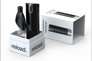 Arcade Beauty and Axilone reload with refillable spray device