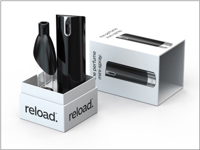 Arcade Beauty and Axilone reload with refillable spray device