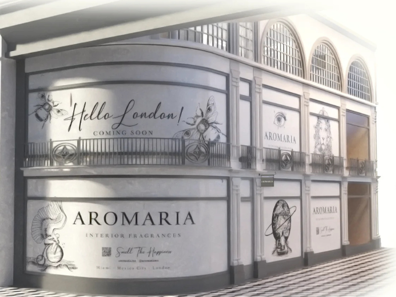 Aromaria announces opening of first European flagship store