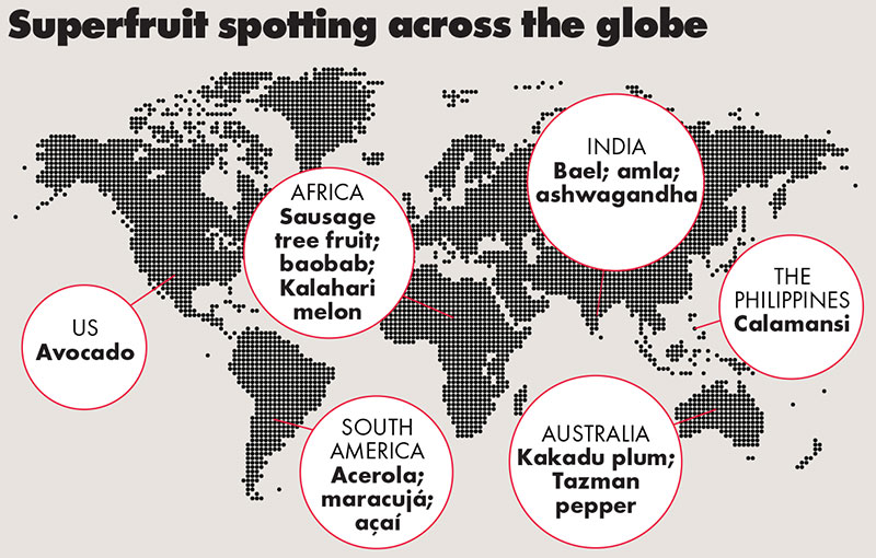 A round-the-world look at the best superfruits for cosmetics