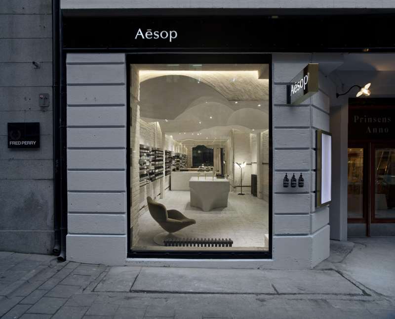 Aesop's Oslo store designed by Snøhetta (Source: Snohetta.com)