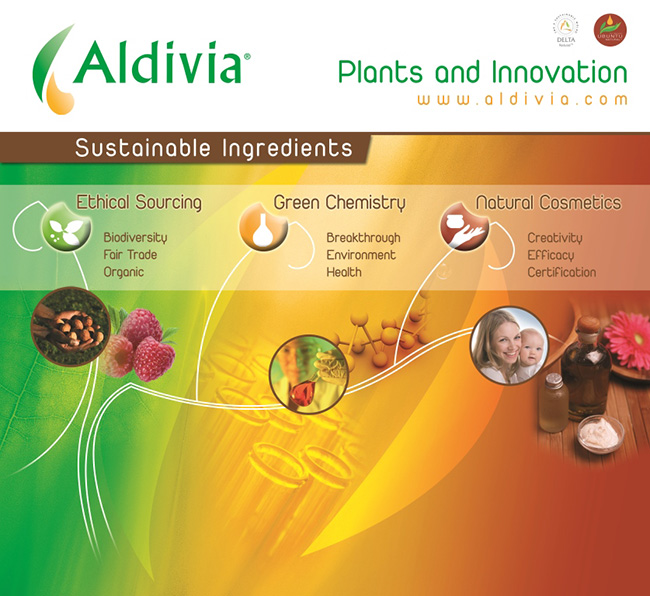 ALDIVIA, eco-designs natural based cosmetic ingredients