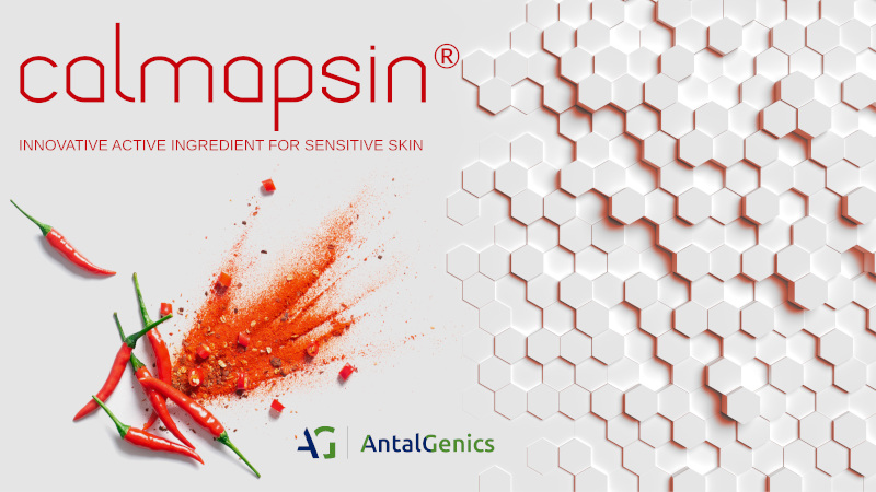 Antalgenics launches Calmapsin, a innovative neurocosmetic ingredient for sensitive skin