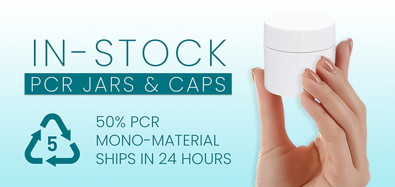 APC Packaging releases in-stock PCR jars and caps
