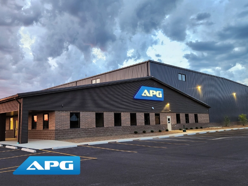 APG now manufacturing domestically in their new, state-of-the-art facility