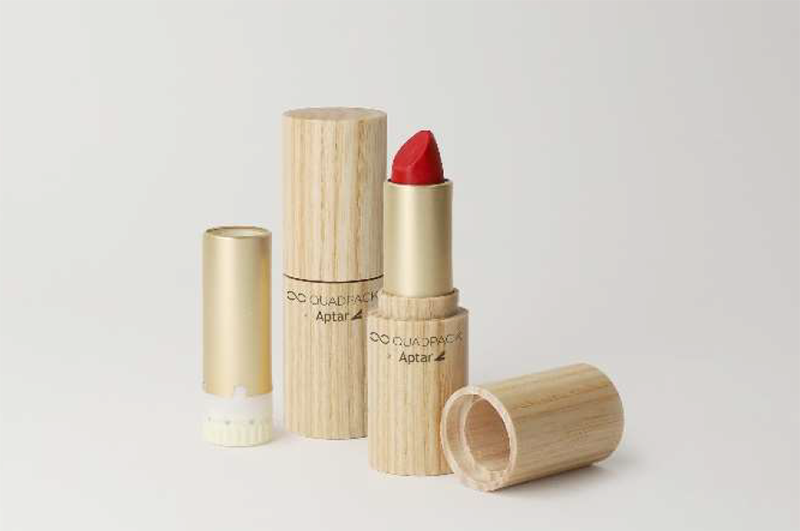 Aptar and Quadpack join forces for refillable lipstick product development