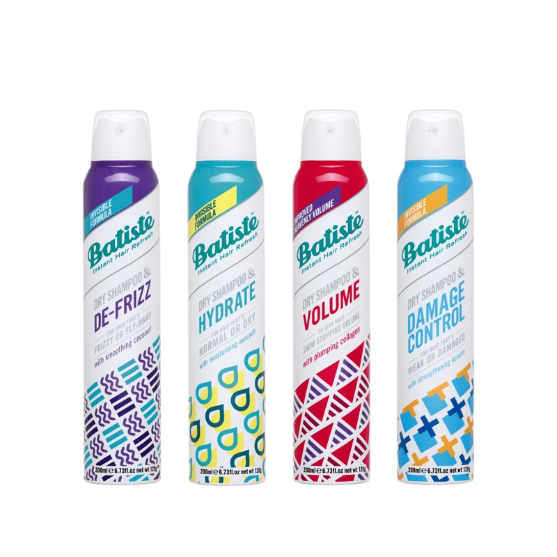 Batiste adds hair care benefits to dry shampoo collection