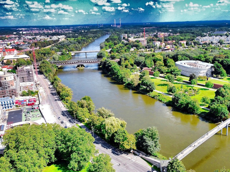 Pictured: The city of Ingolstadt, Bavaria, where the murder is alleged to have taken place