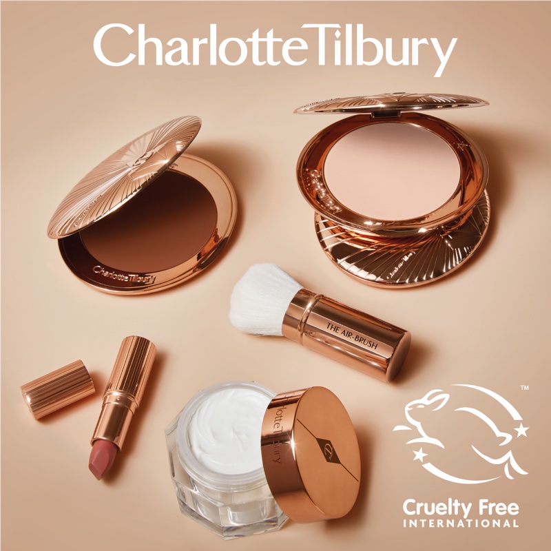 Beauty’s Charlotte Tilbury is Leaping Bunny certified 
