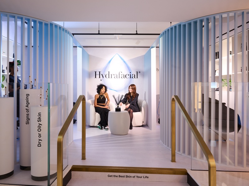 Hydrafacial's pop-up at Harrods will run from 2 to 29 September