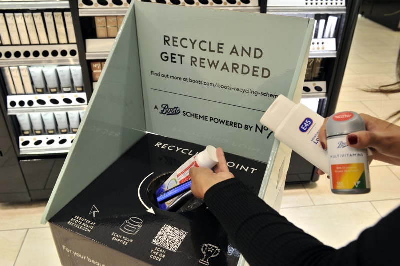 Boots rolled out its in-store recycling trial to 50 stores in 2020