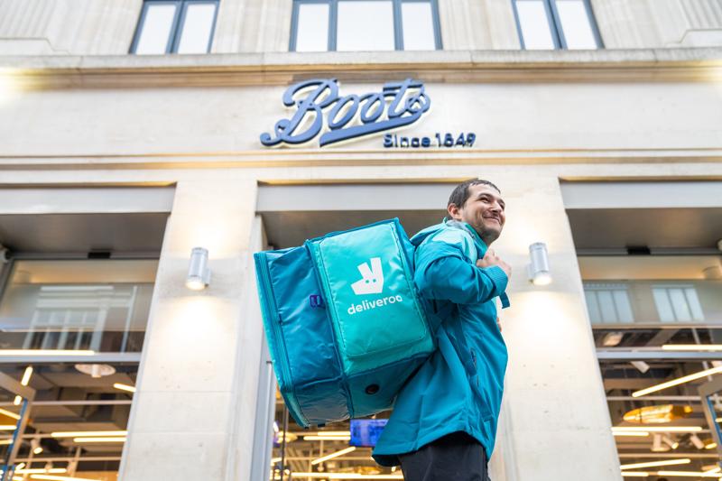 Boots rolls out Deliveroo partnership to 125 UK stores