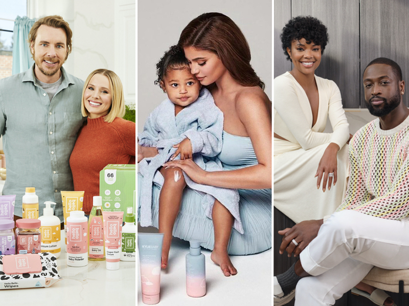 More celebrities are entering the baby care category