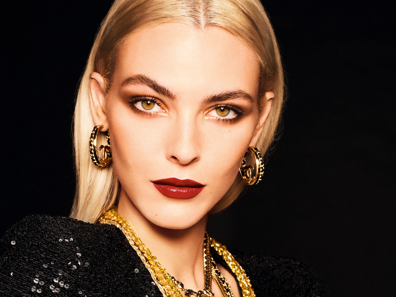 Chanel's limited edition festive make-up includes lip, eyes and nails
