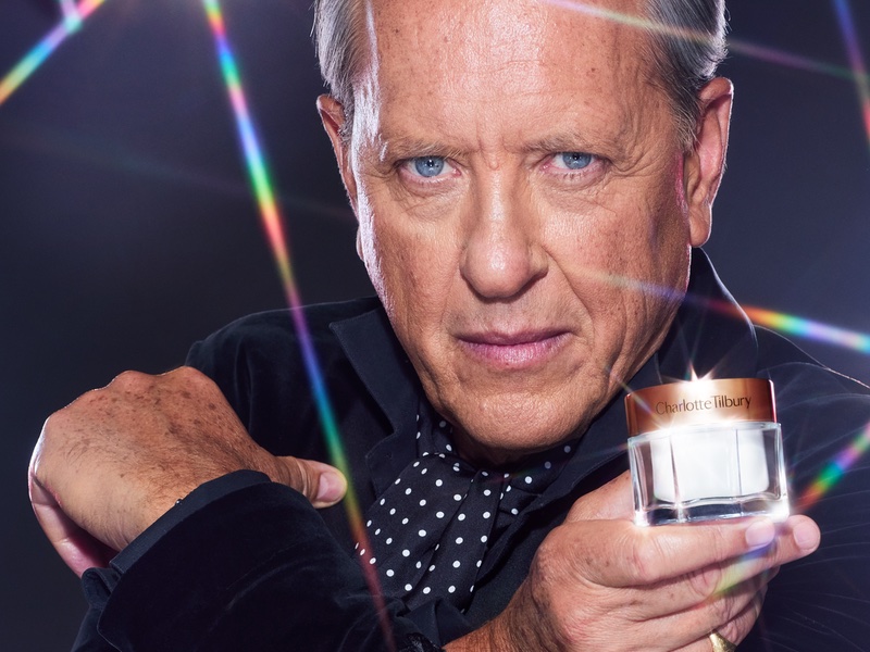 Richard E Grant promotes Magic Cream in the campaign