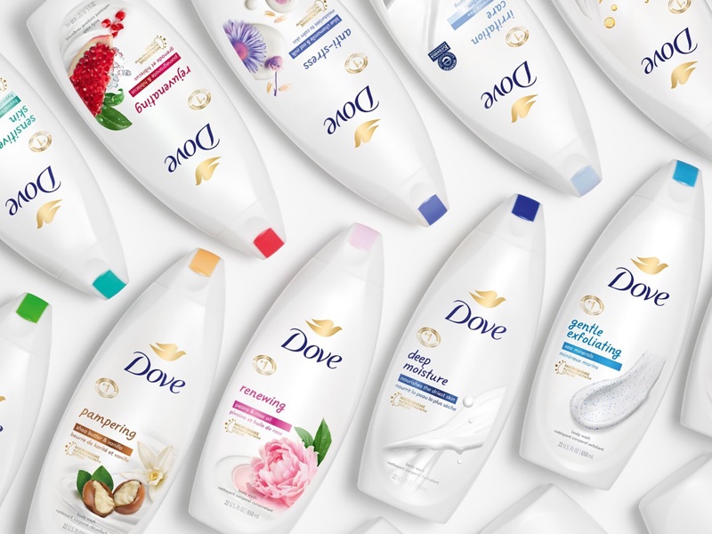 Dove has undergone its first packaging redesign in 17 years