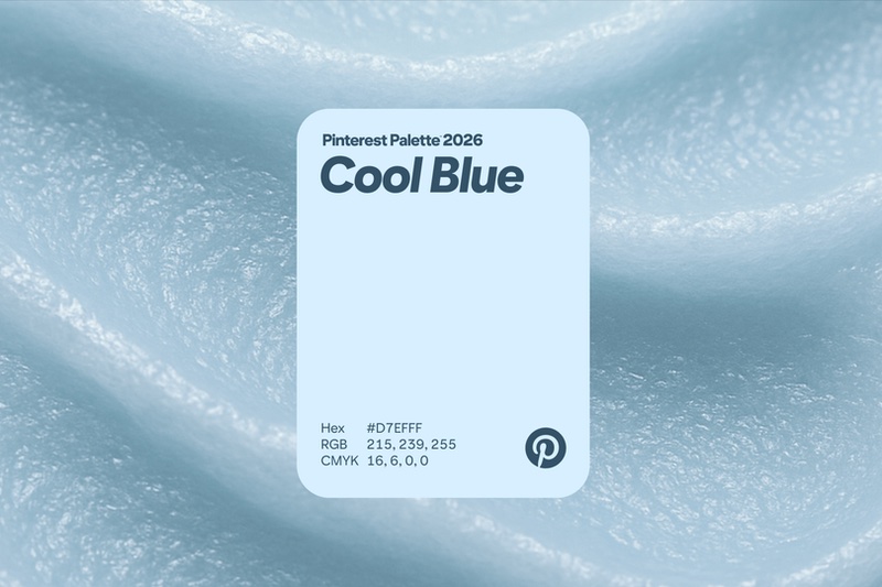 Pinterest's 'Cool Blue' hue