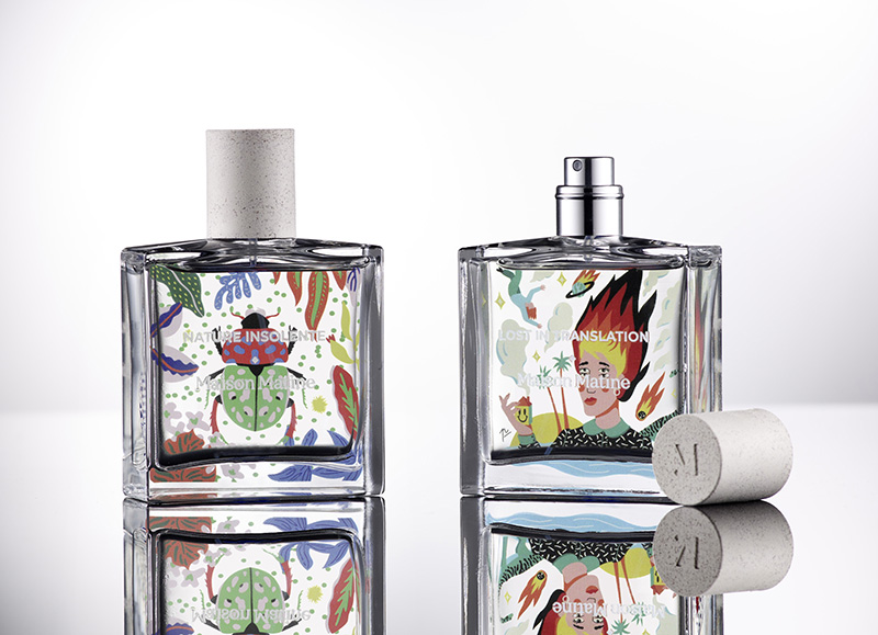 Corpack develops a cap made of Sughera for the new
perfumes by Maison Matine