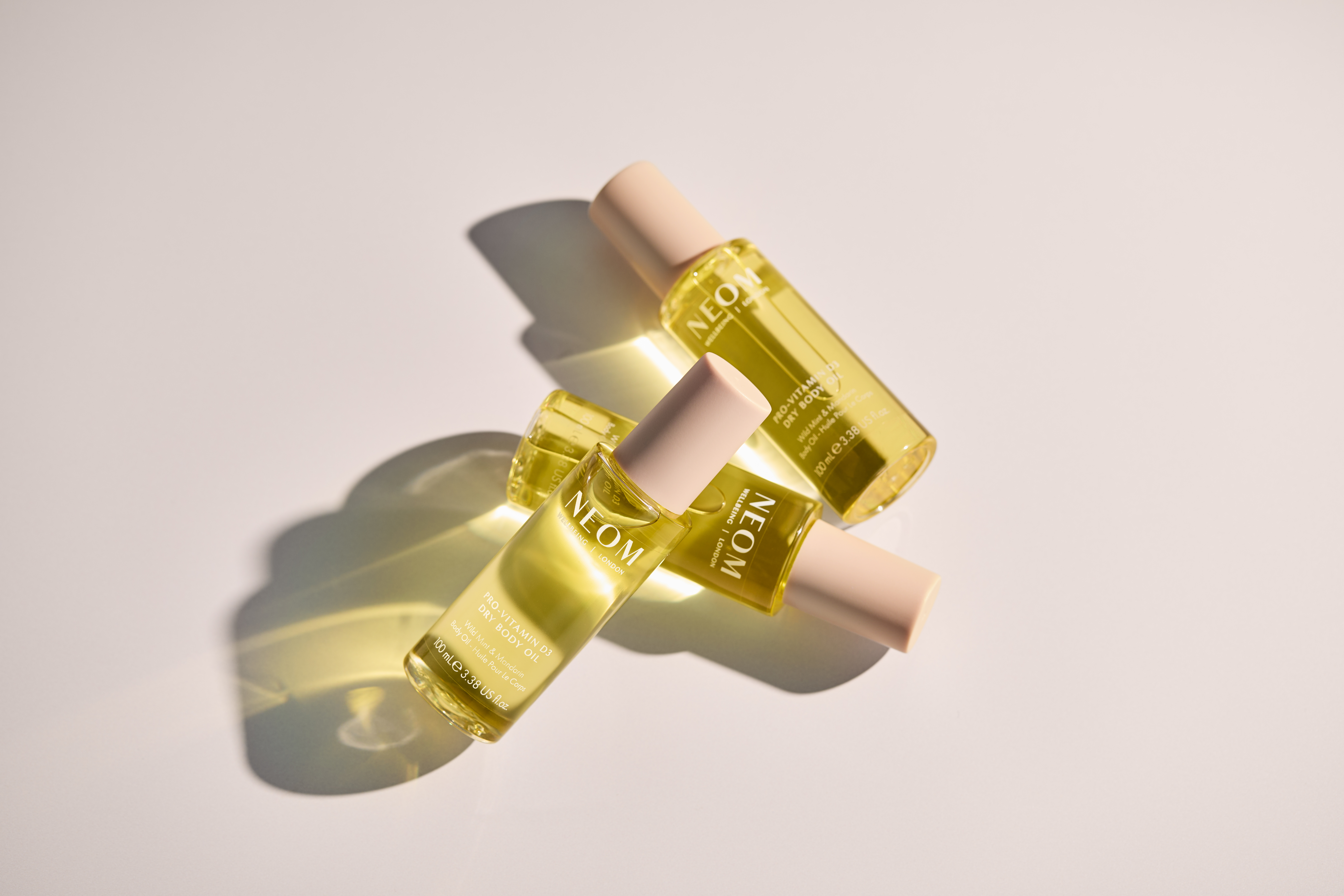 Neom’s new dry oil contains Pro-Vitamin D3, which is said to convert to vitamin D3 in the skin